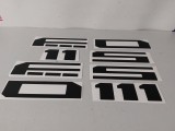 Tailgate Lettering (Black)